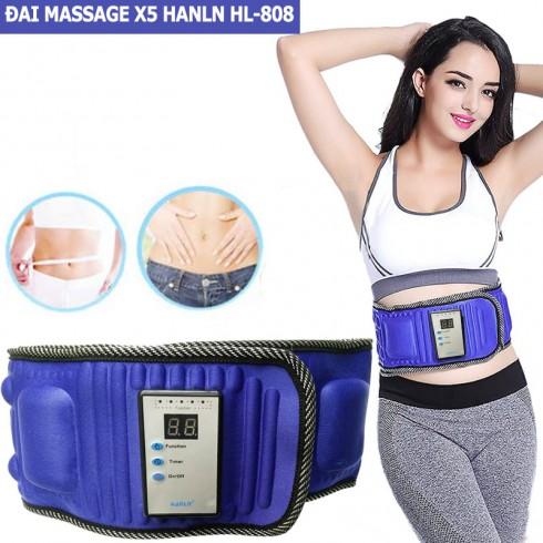 [HCM]Đai Massage X5 - Máy Mát Xa Bụng Máy Tập Cơ Bụng Cao Cấp Đánh Tan Mỡ Bụng - Đai Massage Tan Mỡ Bụng Bảo Hành 1 Đổi 1 Toàn Quốc
