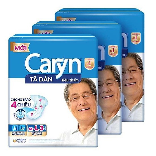 Tã dán Caryn ML gói 3 miếng / Gói 3 miếng bỉm dán cho mẹ sau sinh