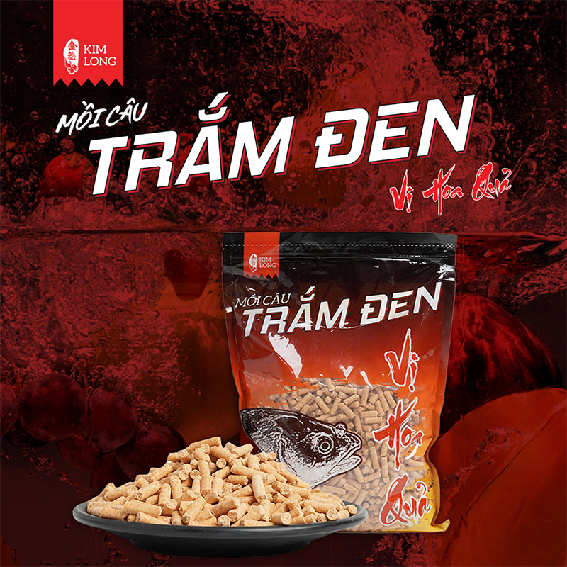 Mồi Câu Trắm Đen Kim Long - Han Fishing - Chuyên câu trắm đen