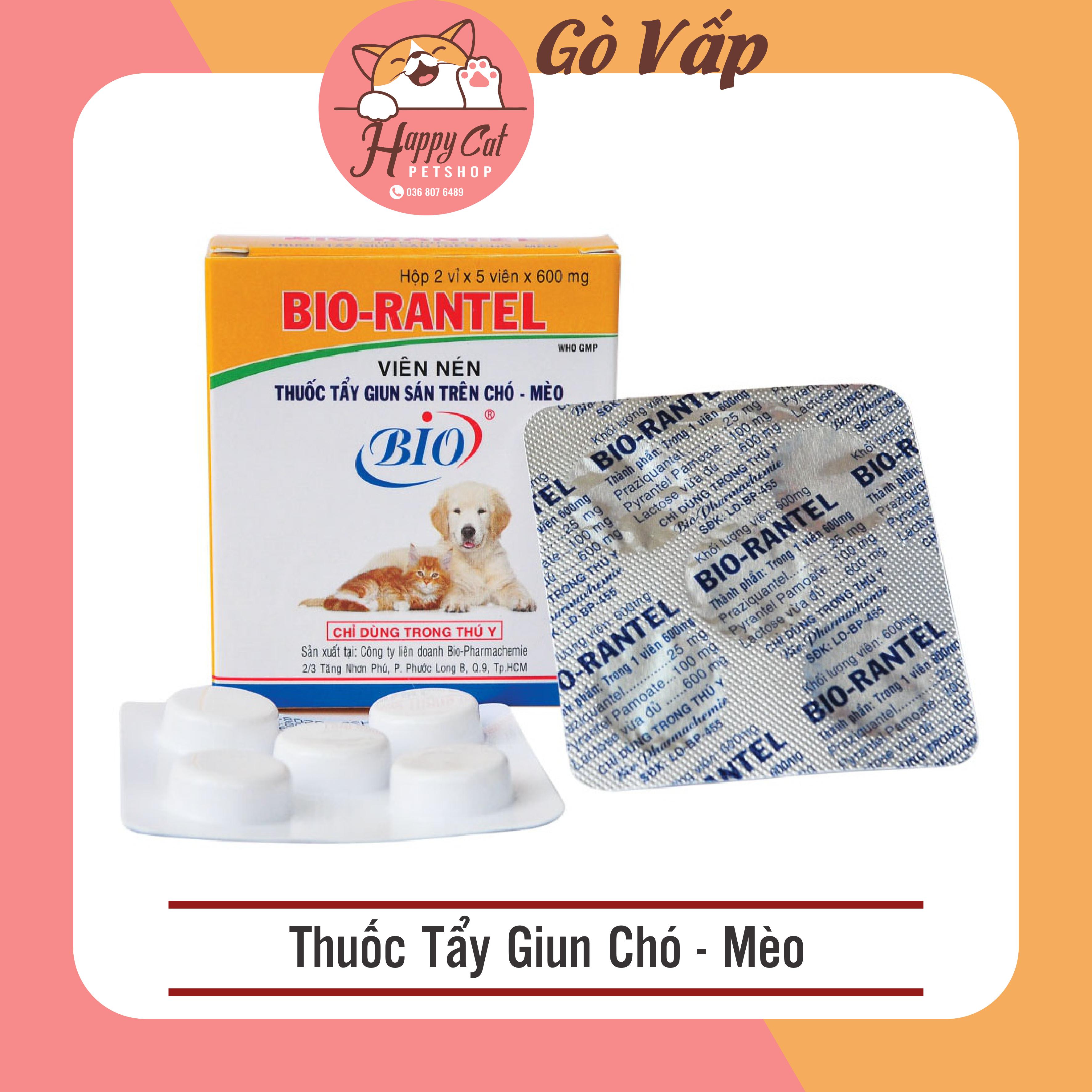  Thuốc Tẩy Giun cho Chó - Mèo 