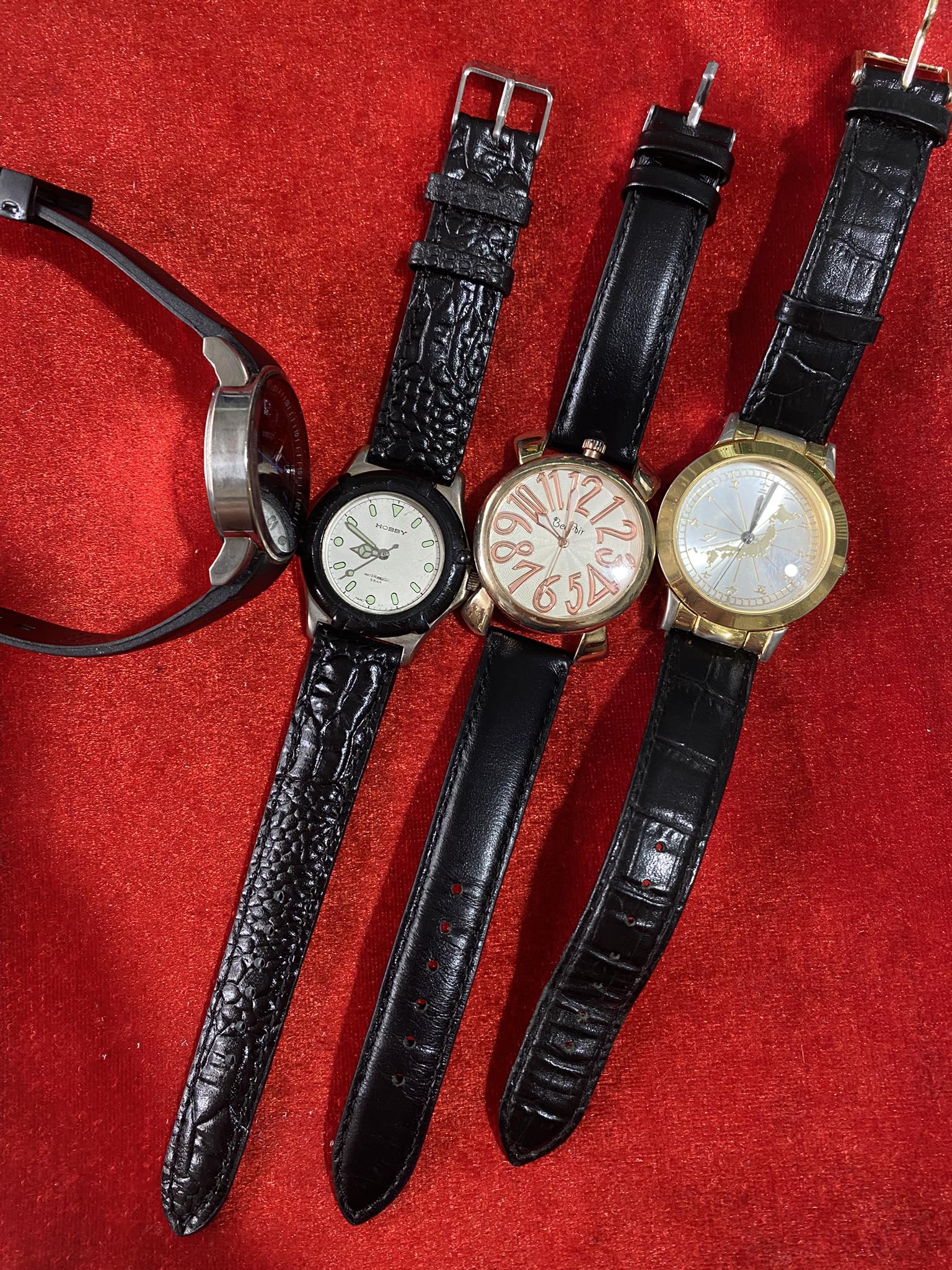 Đồng hồ nữ tay vừa, tay to phối dây da 2hand vintage Bãi Nhật size mặt note theo tên sp