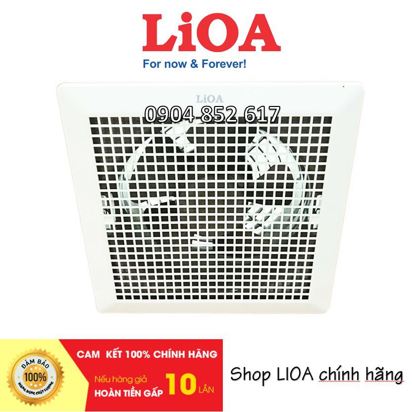 Quạt Hút Thông Gió Gắn Trần Lioa Chính Hãng