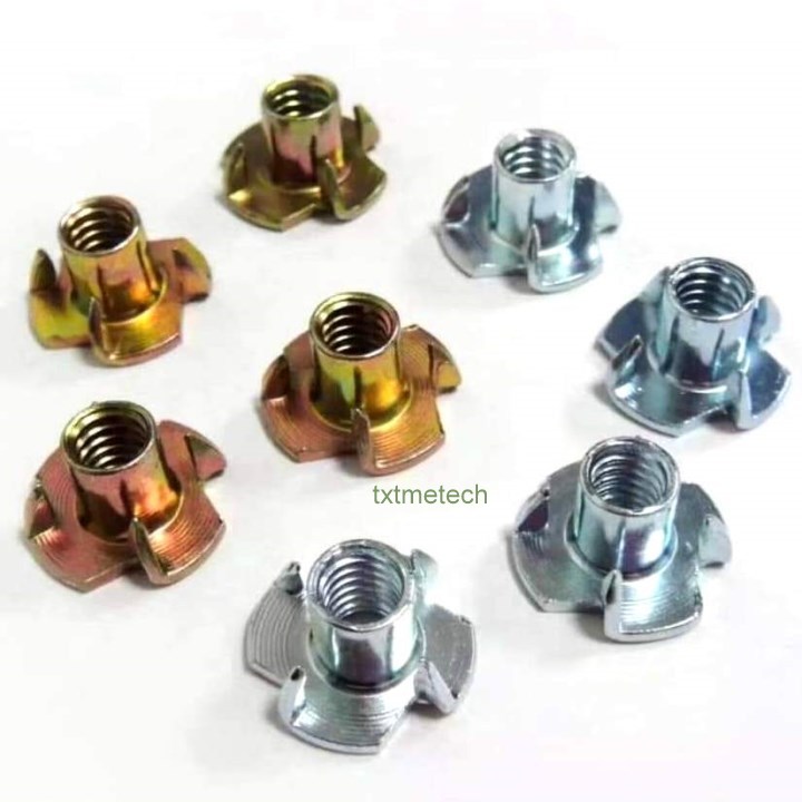 TÁN CHẤU M5, ĐAI ỐC CHẤU ĐÓNG GỖ 5LY (100 con)