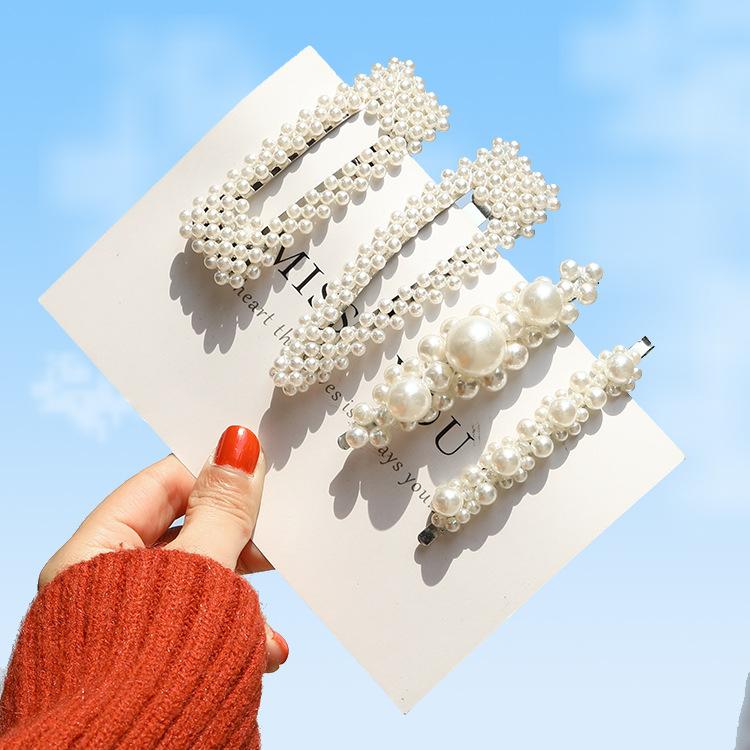 Kẹp Tóc Mái Hot Trend Đính Hạt