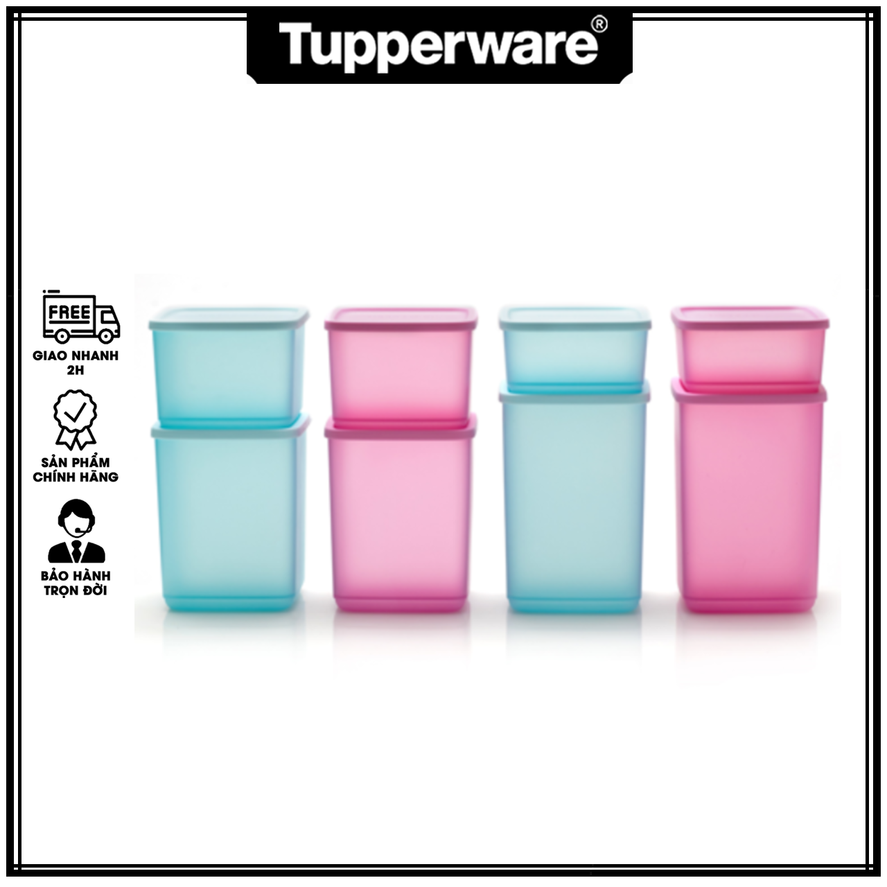 Bộ bảo quản thực phẩm Pop Fiesta - Tupperware