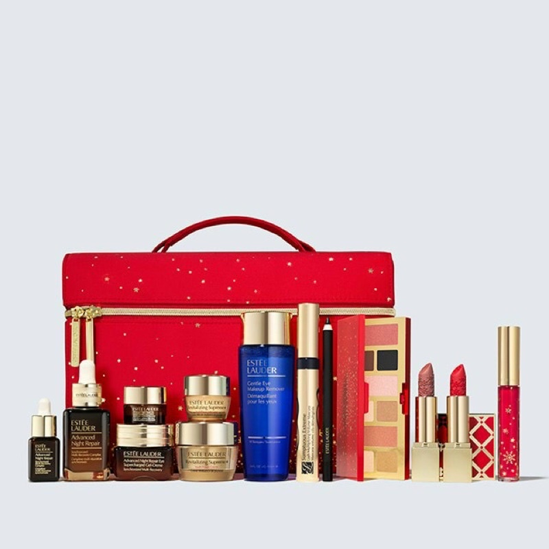 Set Mỹ phẩm 13 món Estee Lauder kèm Vali 2022 hàng chuẩn có bill
