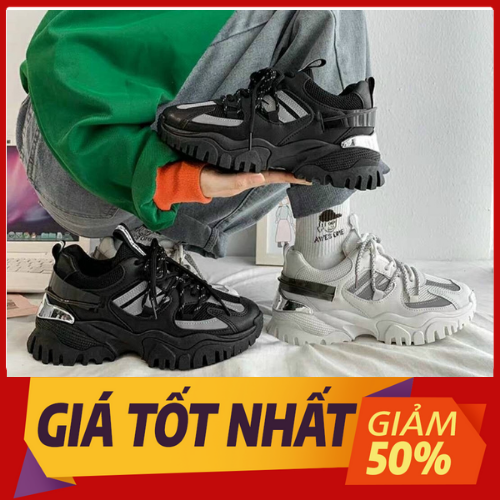 Siêu Hot - Giày nữ giày sneaker 2 màu đen, trắng phong cách 2020 mã B100