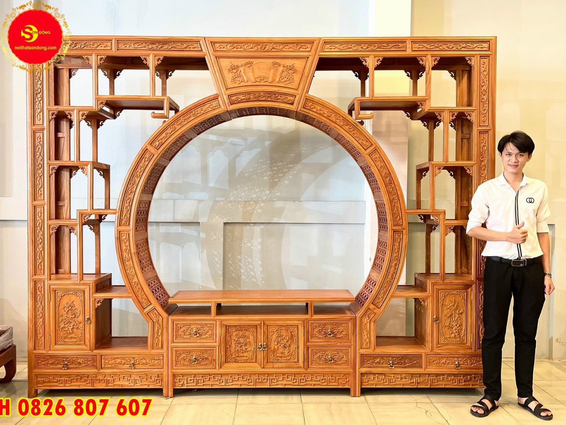 Sơn Đông giảm ngay 23 TRIỆU ĐỒNG cho Bộ bàn ghế hoàng gia hương đá hoa hồng chân 14 6 món tay đặc nguyên khối