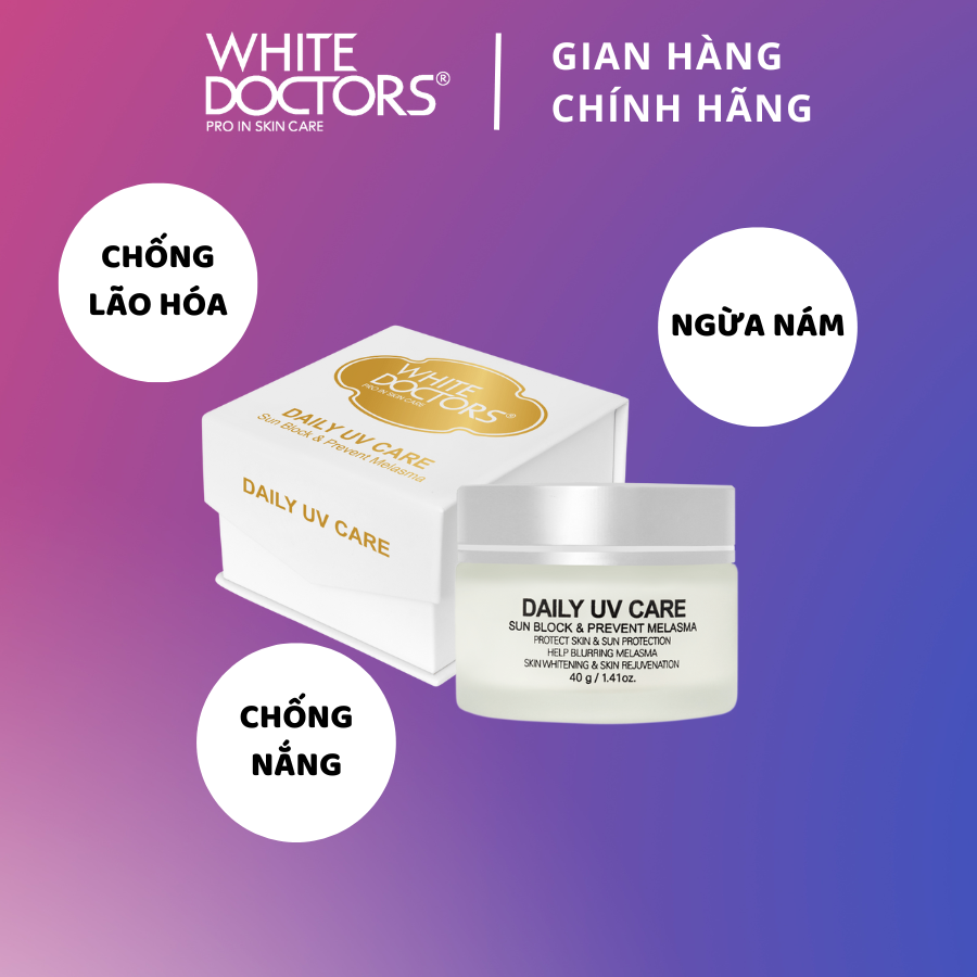 Kem chống nắng ngừa nám White Doctors Daily UV Care 40ml