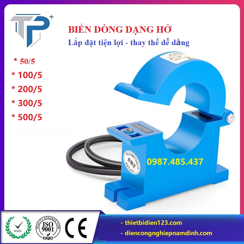 Biến dòng dạng kẹp - kct-38m - biến dòng hở, biến dòng đóng mở 50/5 100/5 200/5 300/5 500/5