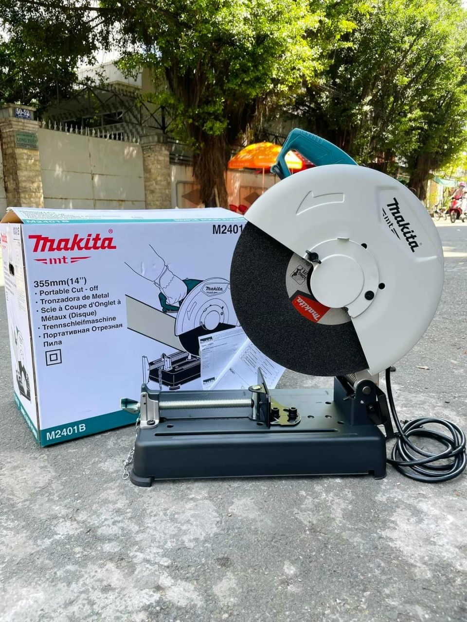 Máy cắt sắt bàn makita chính hãng m2401b 355mm 2000w 3800r/min