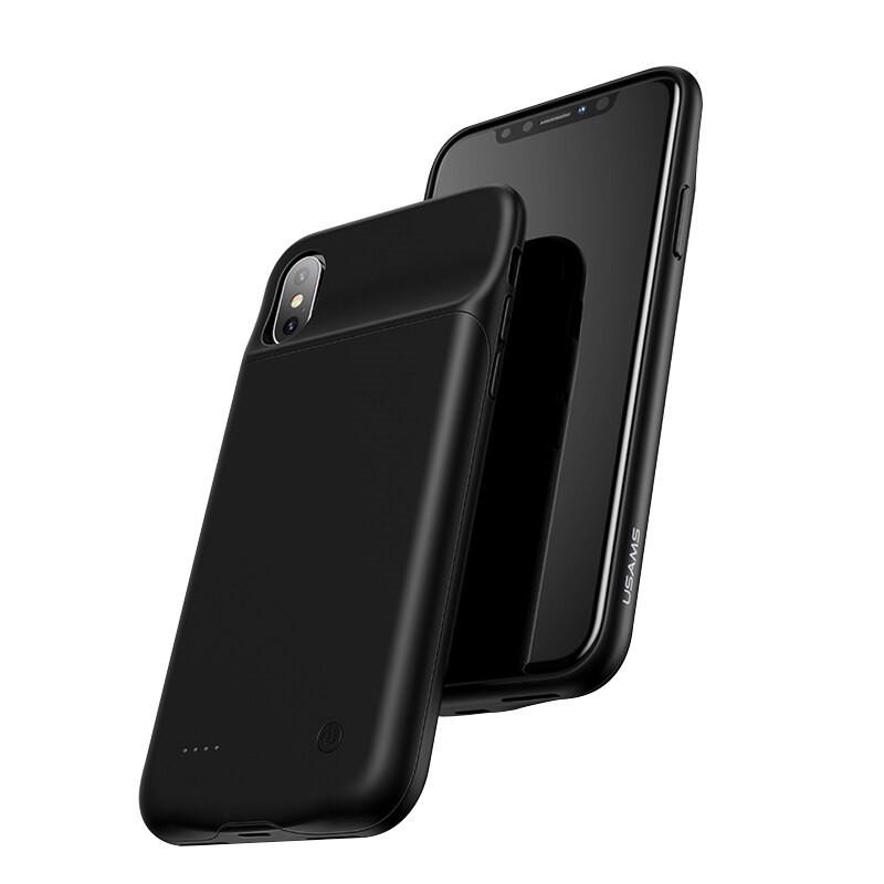 Ốp lưng kèm pin sạc dự phòng cho iphone x/xs usams us-cd43 3200mah