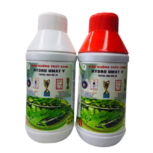 Dinh dưỡng dung dịch thủy canh cho rau ăn lá Hydroumat-V