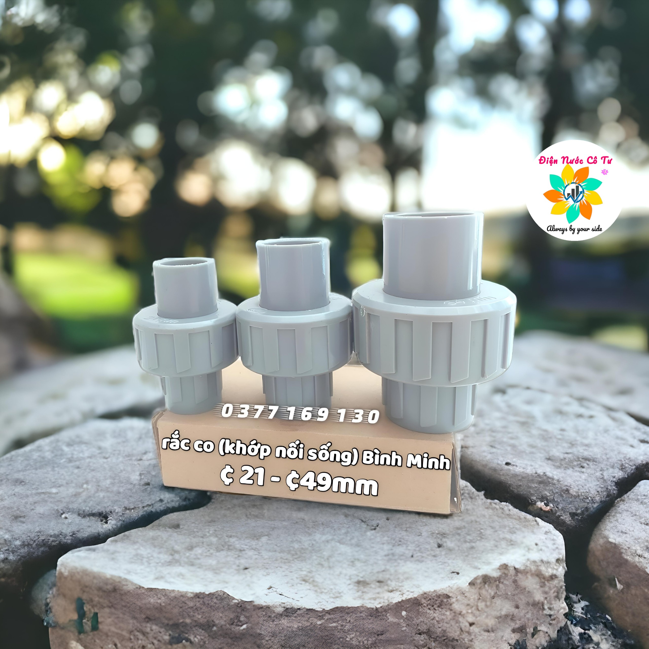 Rắc co - khớp nối sống pvc bình minh phi 21 27 34 42 49