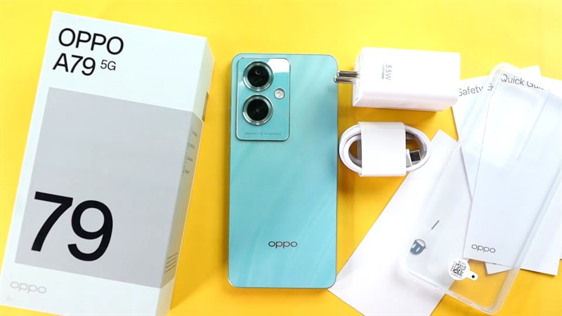 điện thoại 0PP0 A79 5G (8GB/256GB) | Cấu hình Cao Chiến mọi Game mượt - Hàng chính hãng Bảo hành 12 tháng có NFC