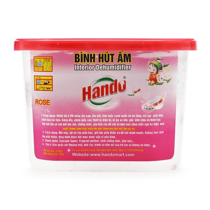 Bình hút ẩm khử mùi chống ẩm mốc Hando 450ml GSG07
