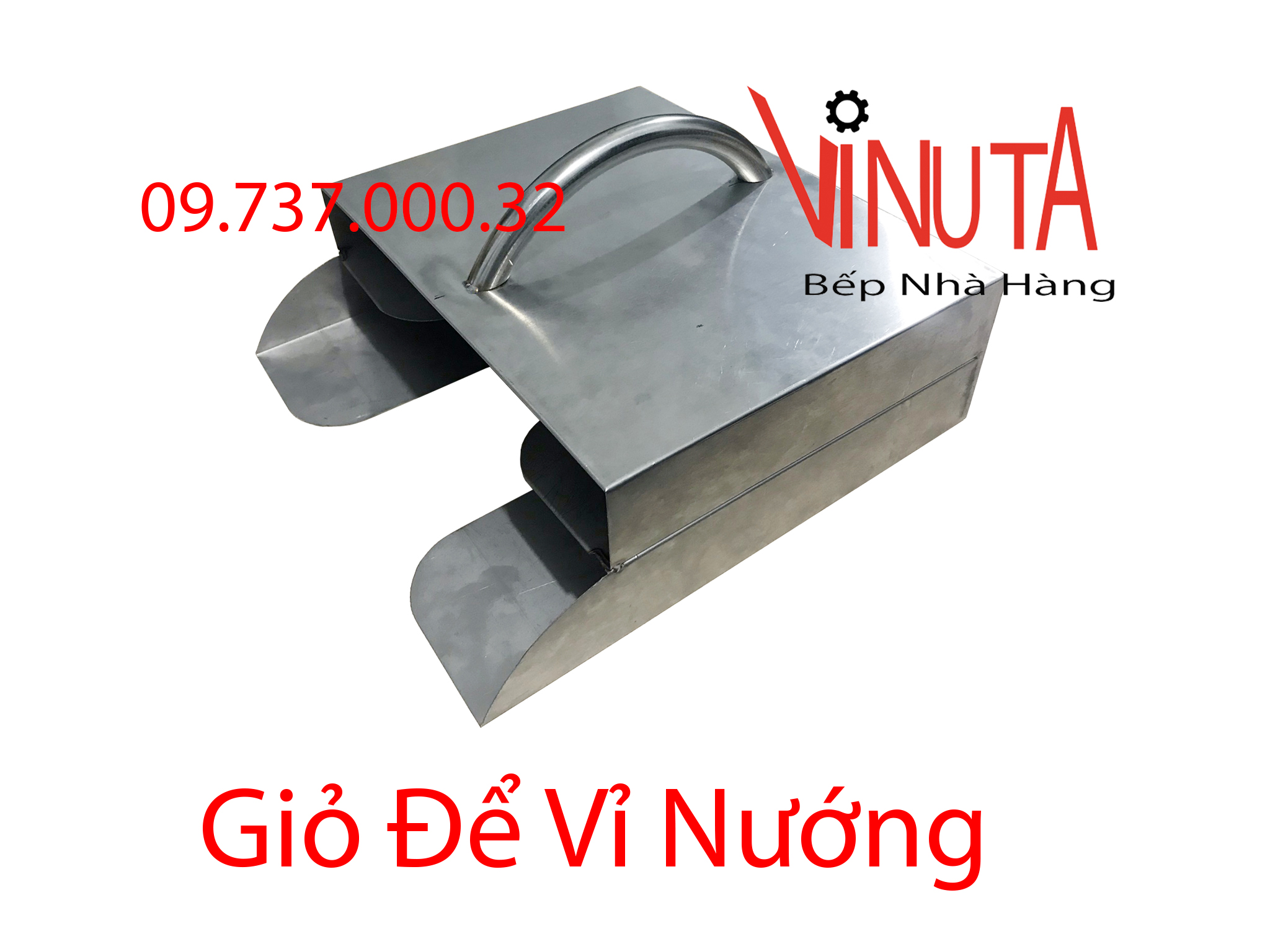 Giỏ xách vỉ nướng, hộp để vỉ nướng bếp nướng tại bàn
