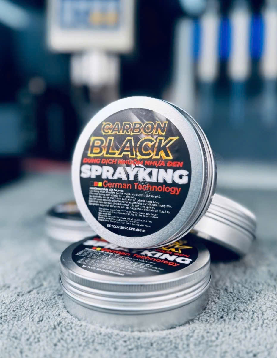  Hộp gel nhuộm nhựa đen Sprayking Carbon Black 130 gram 