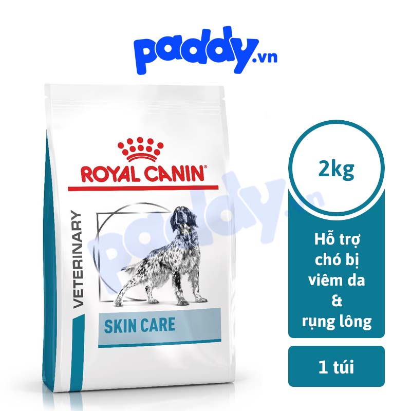 Thức ăn hạt cho chó royal canin skin care hỗ trợ chó viêm da & rụng lông