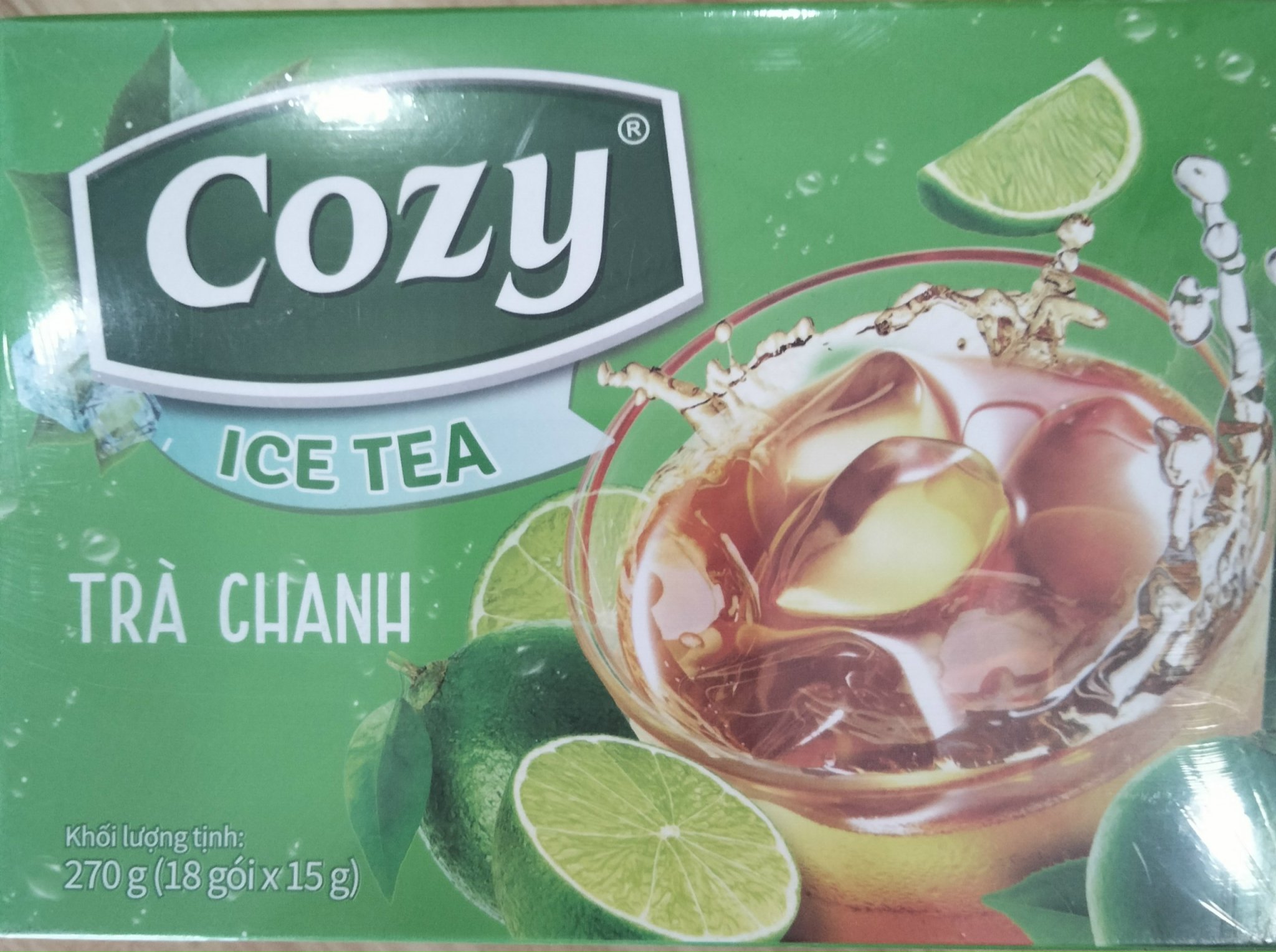 Trà hòa tan cozy ice chanh 270/400g