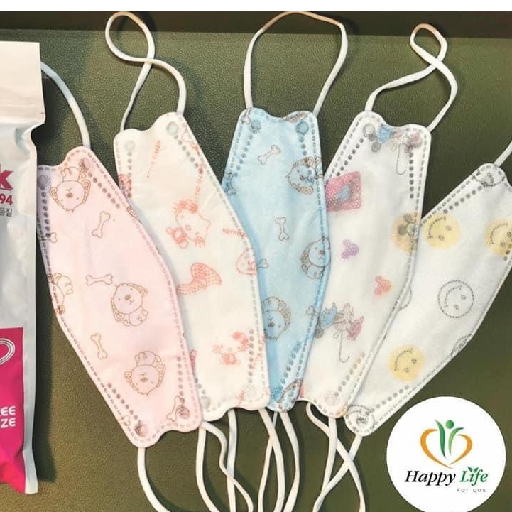 10 cái khẩu trang cho bé 4d kf94 từ