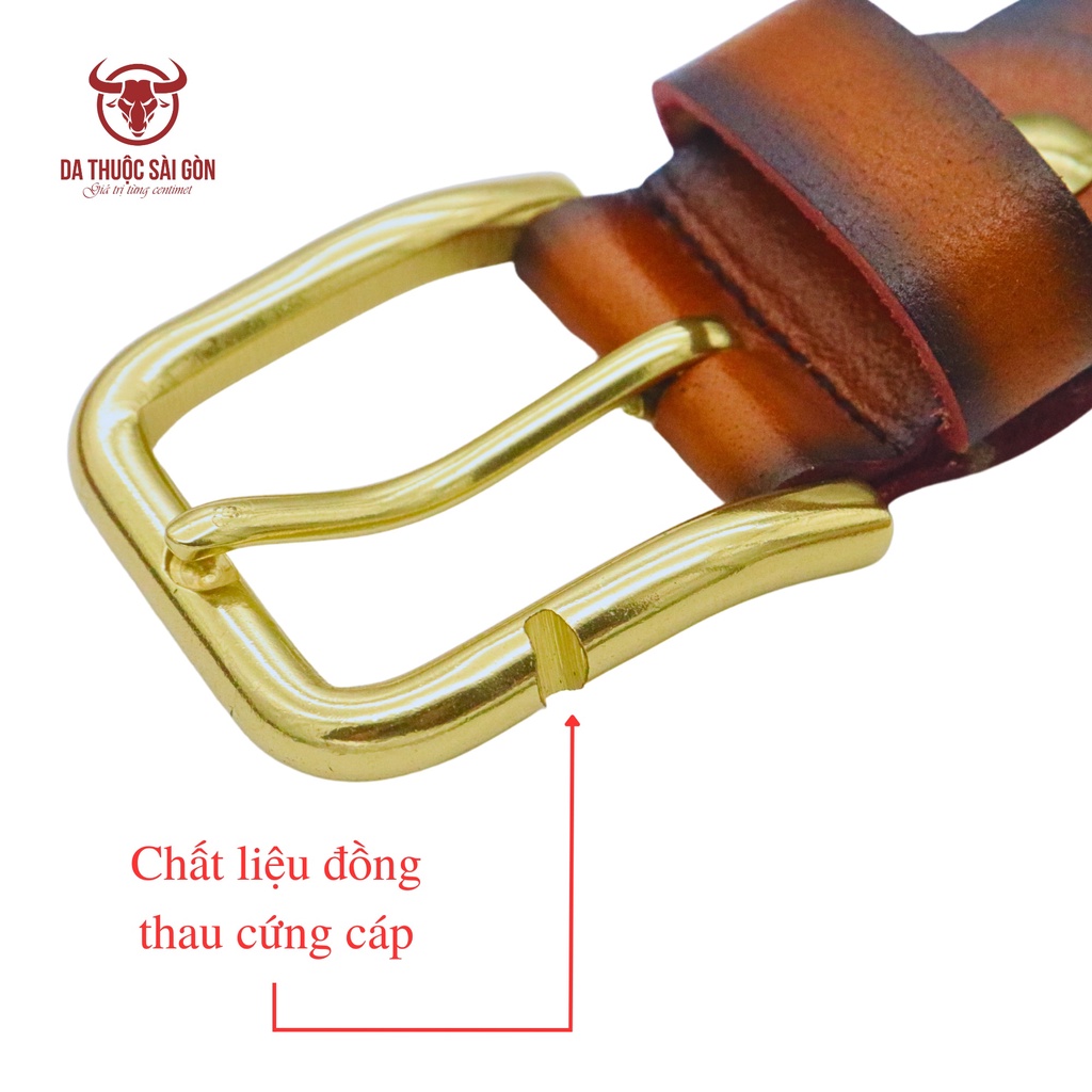 Mặt khóa kim thắt lưng nam bản dây 38mm, chất liệu đồng đúc - đầu khóa thắt lưng không rỉ sét, dau-tl02
