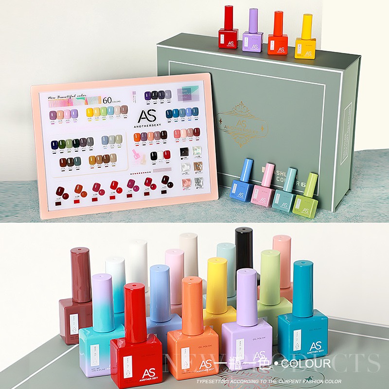 Sơn gel as bộ 60 màu sơn sang chảnh