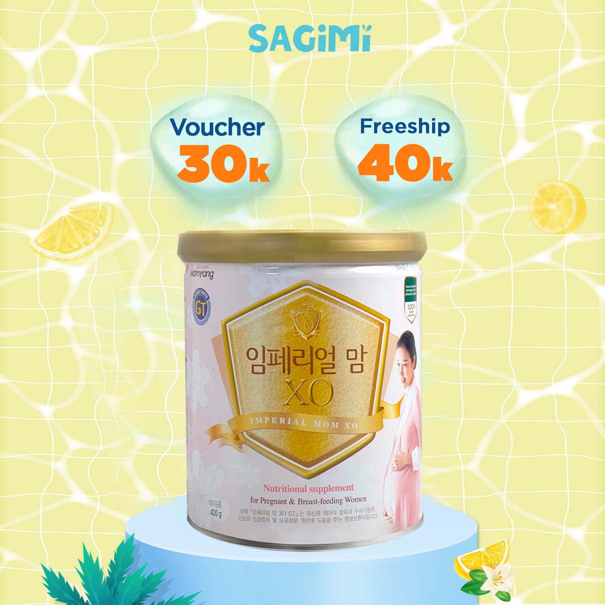 Sữa Bột XO MOM 400g - Dinh Dưỡng Cho Mẹ Bầu Trước Và Sau Sinh