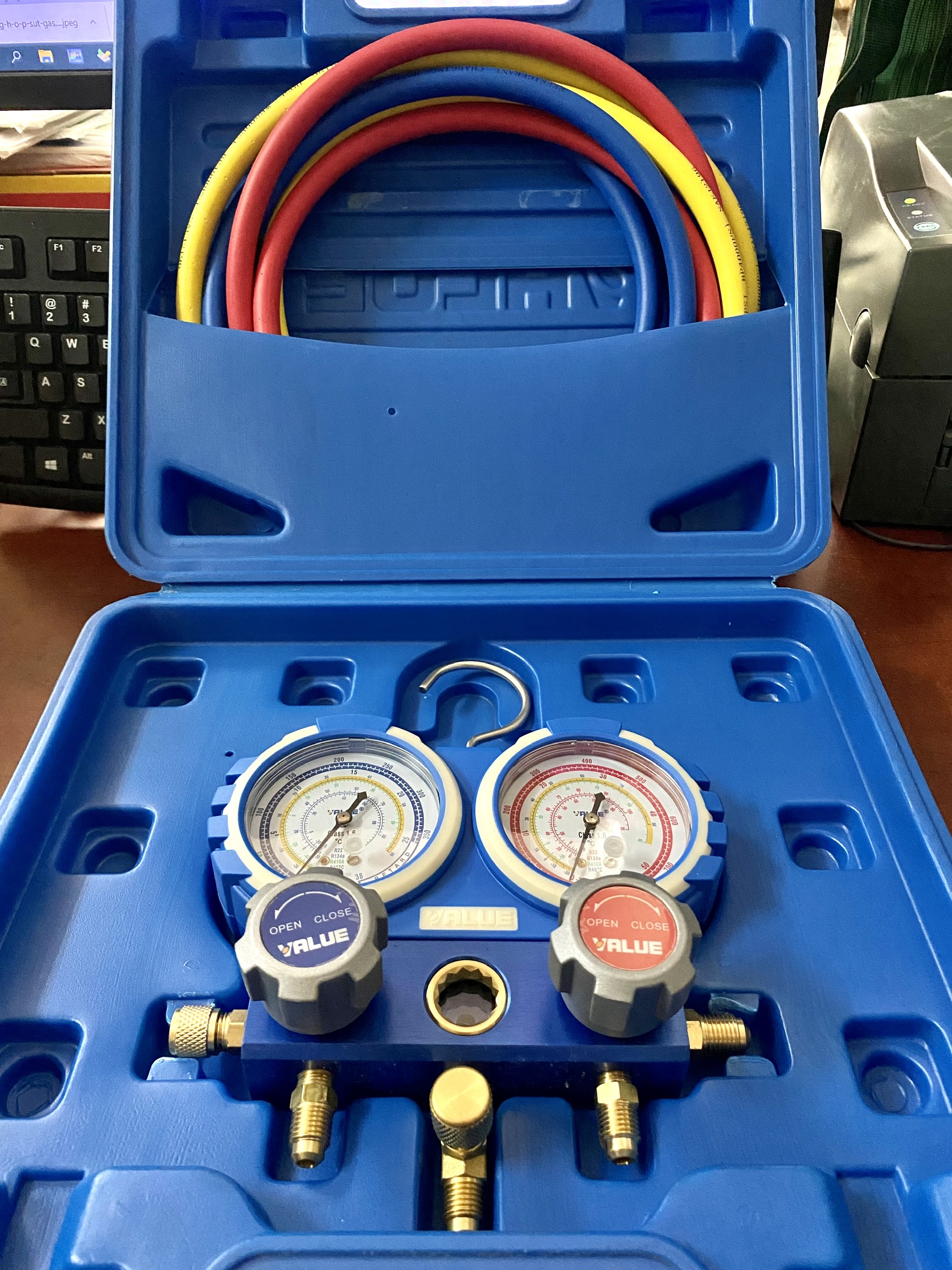 Đồng hồ gas đôi value model r410 r22