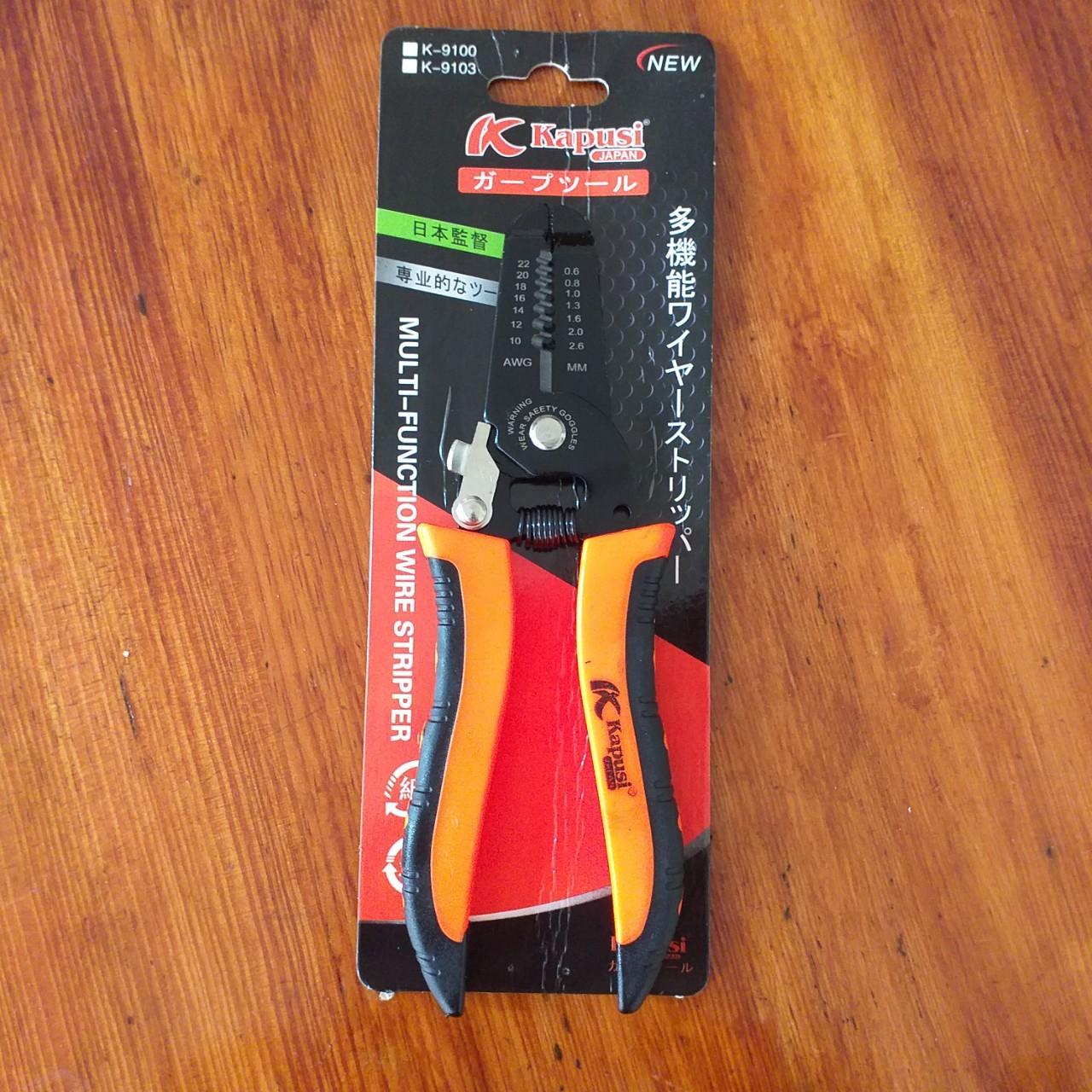 Kìm tuốt dây điện kapusi k9100