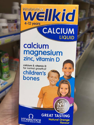Wellkid calcium liquid cho trẻ từ 4 đến 12 tuổi- 1988home- lazada