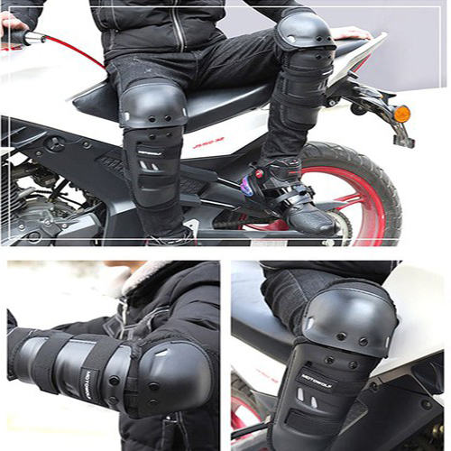 Bộ giáp chân tay nhựa motowolf