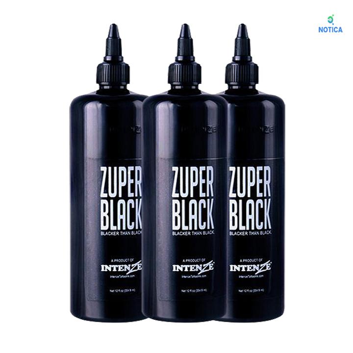 Mực xăm Black Zuper Siêu Đen - Chai 360ml