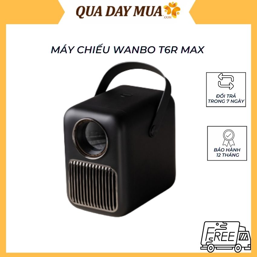 Máy Chiếu Wanbo T6R Max (Full HD - 650 ANSI - Auto focus) - Bảo Hành 12 Tháng