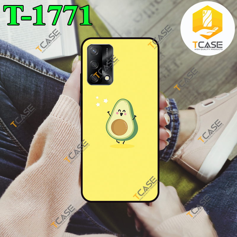 Ốp lưng oppo a74 4g in hình trái bơ cute