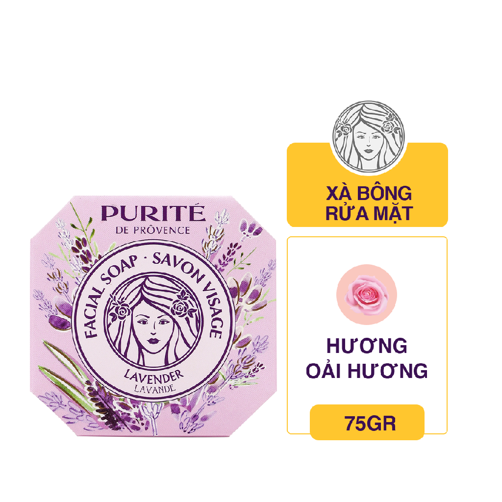 Xà bông purité hoa oải hương 75g