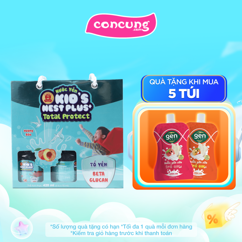 NƯỚC YẾN KID'S NEST PLUS+ TOTAL PROTECT (Lốc 6)