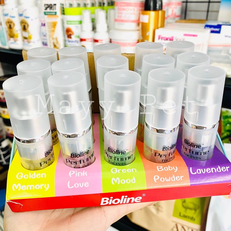 Nước hoa cho chó mèo Bioline 9ml-có 5 mùi