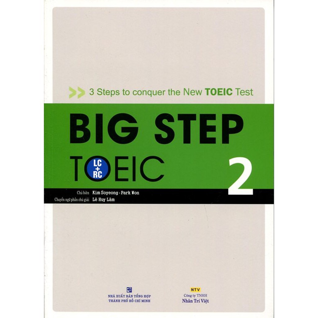 Sách - big step toeic 2 - kèm cd