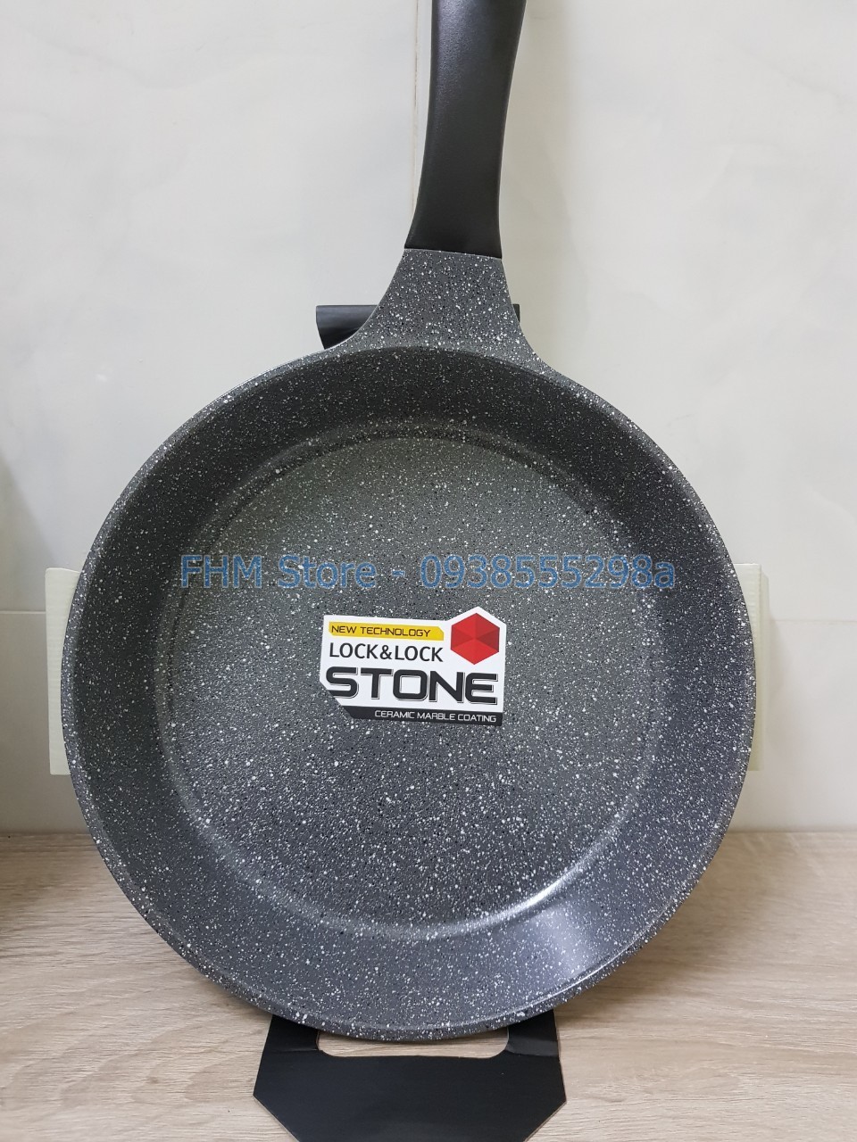 Chảo chống dính vân đá đáy từ Lock&Lock Stone size 24cm