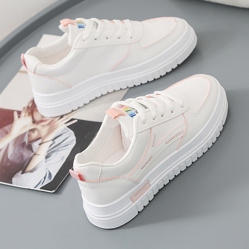 Sneaker nữ giày ulzzang đế phẳng 3p hoạ tiết