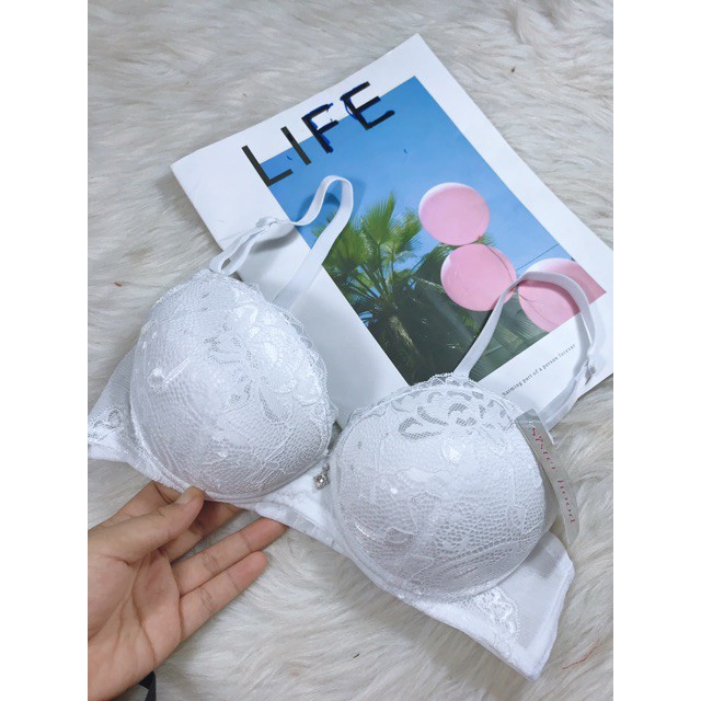 Áo lót ren siêu đệm dày sisterhood 909 - áo ngực có gọng đệm 5cm thái lan okn bra