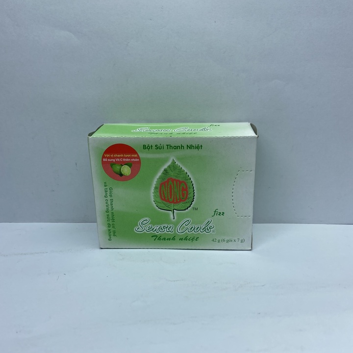 SENSA COOLS - Bột sủi thanh nhiệt - Hộp 6 gói