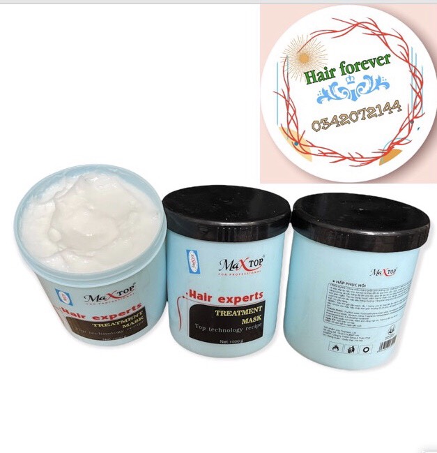Hấp dầu xả tóc Maxtop Olasee. Keratin colagen phục hồi ủ tóc khô sơ, hư tổn bóng mềm mượt lâu.hương dừa rất thơm_Hair forever love