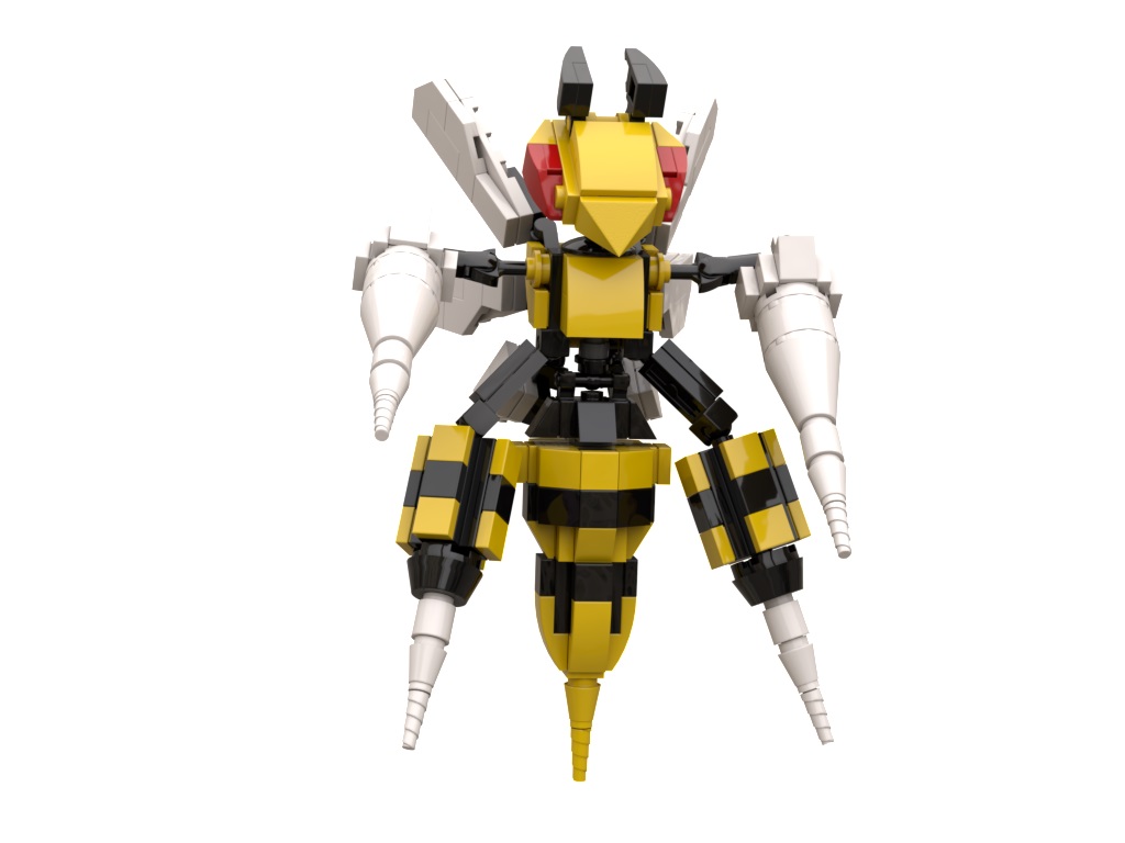 bộ lắp ráp mô hình pokemon mega beedrill lego moc