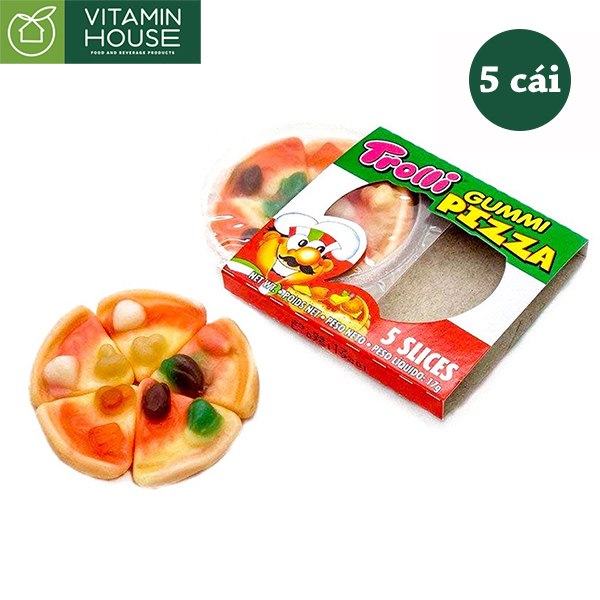 Combo 5 Kẹo Dẻo Đức Trolli Gummi Pizza 15.5g