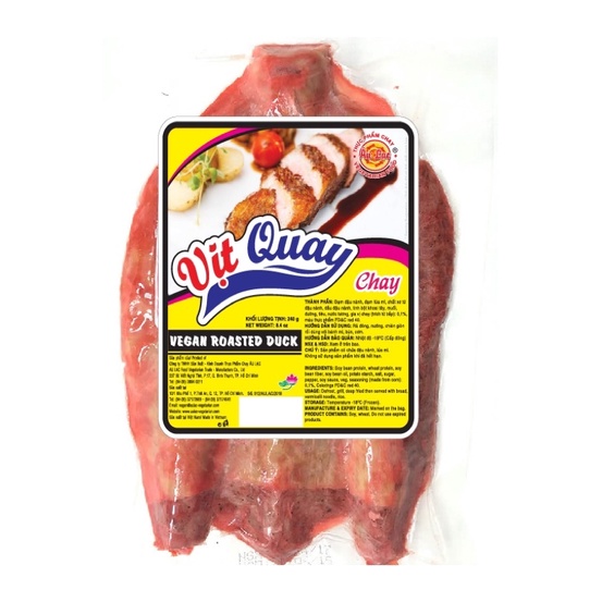 Vịt quay chay âu lạc