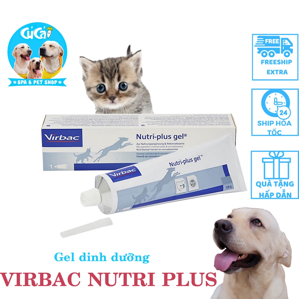 Gel dinh dưỡng cho chó mèo Nutri-Plus gel bổ sung vitamin và khoáng chất, gel dinh dưỡng Virbac cao cấp Củ Cải Pet Shop