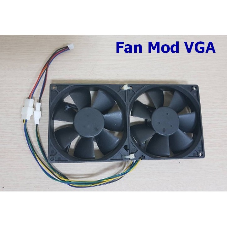 Fan server Mod VGA 9cm x 0.6A (dùng để mod fan cho VGA)