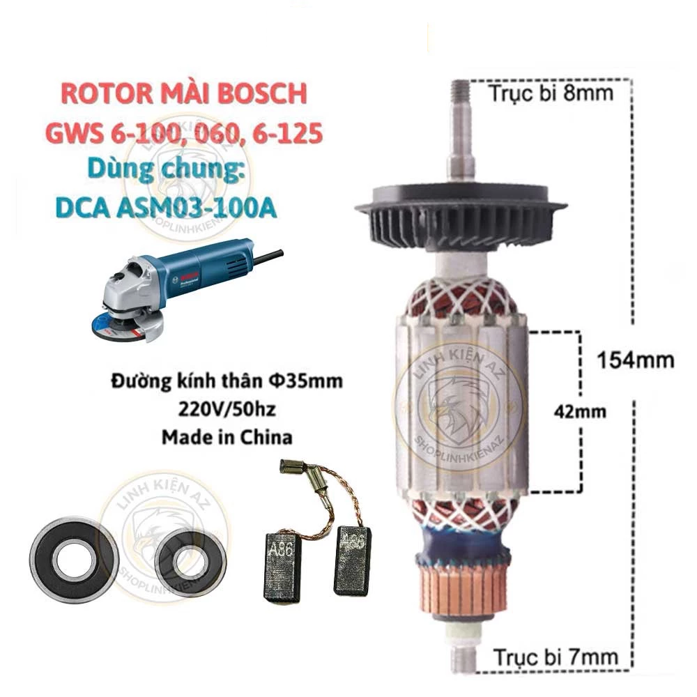 Roto máy mài Bosch GWS 6-100 GWS 060 GWS 6-125